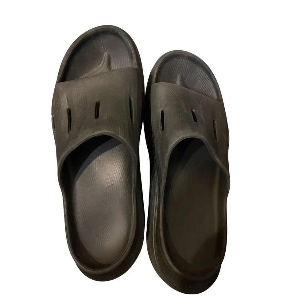 Hoka One One Ora Recovery Slide 3 Mens 11 Black Sandals 1135071-BBLC